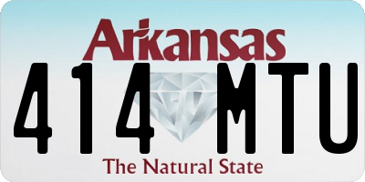 AR license plate 414MTU