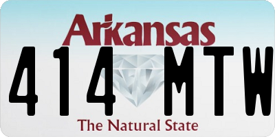AR license plate 414MTW