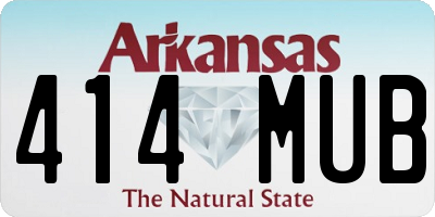 AR license plate 414MUB
