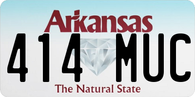 AR license plate 414MUC