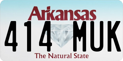 AR license plate 414MUK