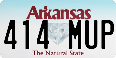 AR license plate 414MUP
