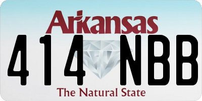 AR license plate 414NBB