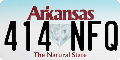 AR license plate 414NFQ
