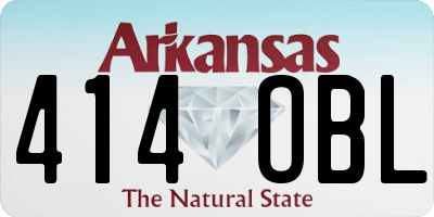 AR license plate 414OBL