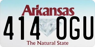 AR license plate 414OGU