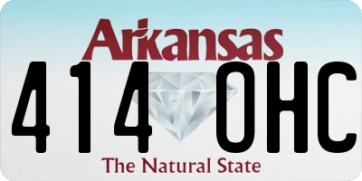 AR license plate 414OHC