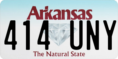 AR license plate 414UNY
