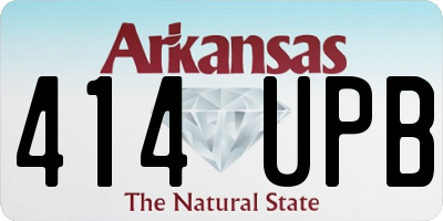 AR license plate 414UPB