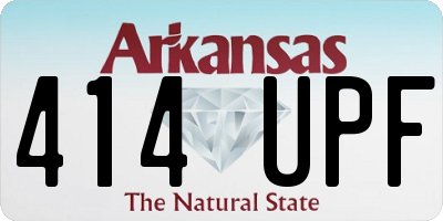 AR license plate 414UPF