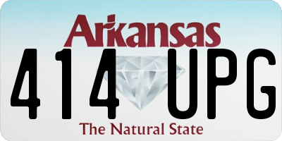 AR license plate 414UPG