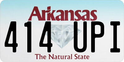 AR license plate 414UPI