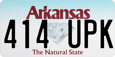 AR license plate 414UPK
