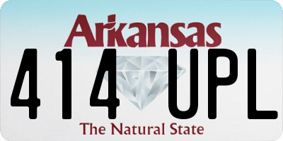 AR license plate 414UPL