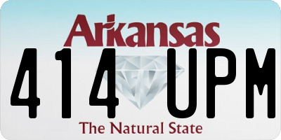 AR license plate 414UPM