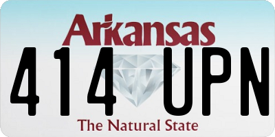 AR license plate 414UPN