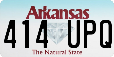 AR license plate 414UPQ