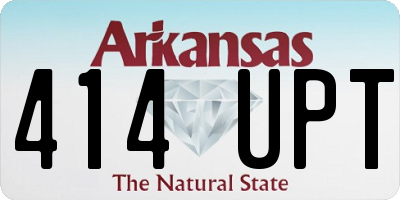 AR license plate 414UPT