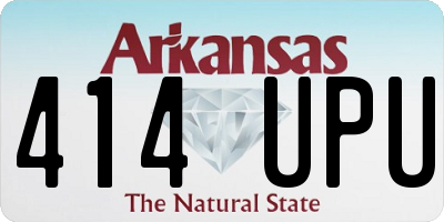 AR license plate 414UPU