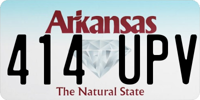 AR license plate 414UPV
