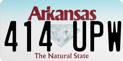 AR license plate 414UPW