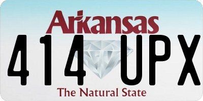 AR license plate 414UPX