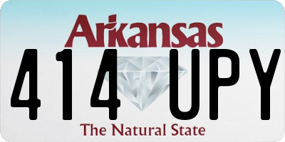 AR license plate 414UPY