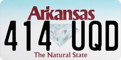 AR license plate 414UQD