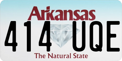 AR license plate 414UQE