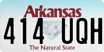 AR license plate 414UQH