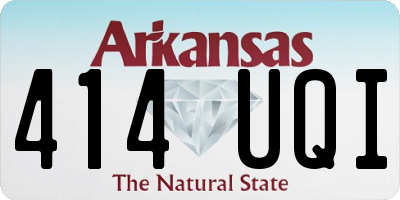 AR license plate 414UQI