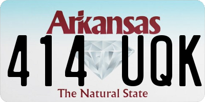 AR license plate 414UQK