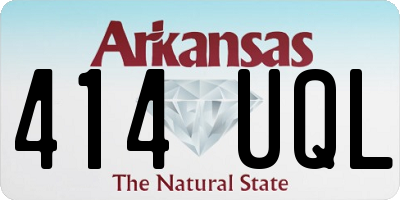 AR license plate 414UQL