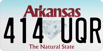 AR license plate 414UQR