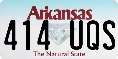 AR license plate 414UQS