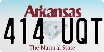 AR license plate 414UQT