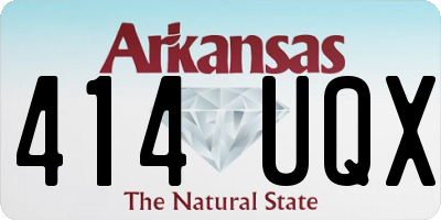 AR license plate 414UQX