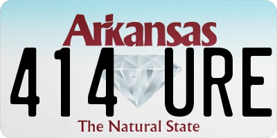 AR license plate 414URE