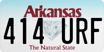 AR license plate 414URF