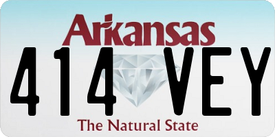 AR license plate 414VEY