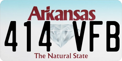 AR license plate 414VFB