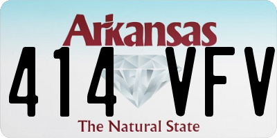 AR license plate 414VFV