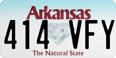 AR license plate 414VFY