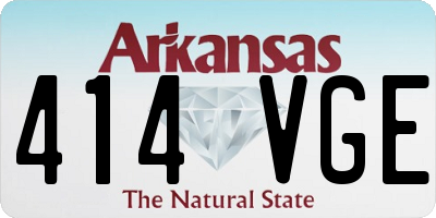 AR license plate 414VGE