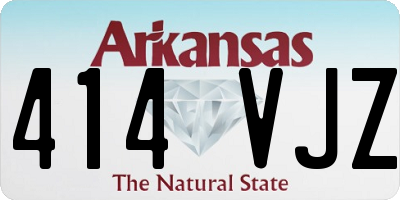 AR license plate 414VJZ