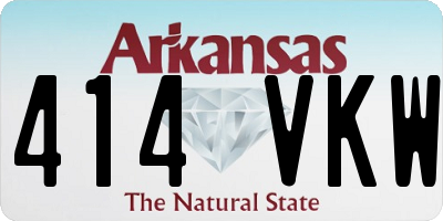 AR license plate 414VKW