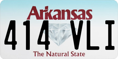 AR license plate 414VLI