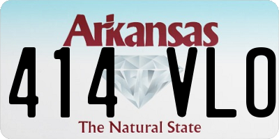 AR license plate 414VLO
