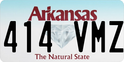 AR license plate 414VMZ