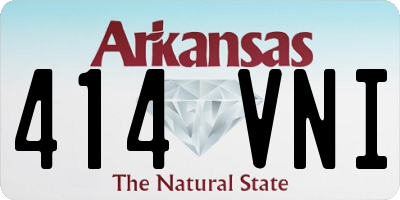 AR license plate 414VNI